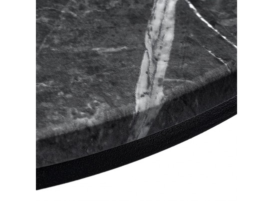 Набор кофейных столиков Tango орех и серый мрамор с чёрными ножками, 2шт в Ростове-на-Дону