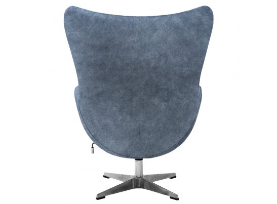 Кресло EGG STYLE CHAIR тёмно-серый, искусственная замша в Ростове-на-Дону