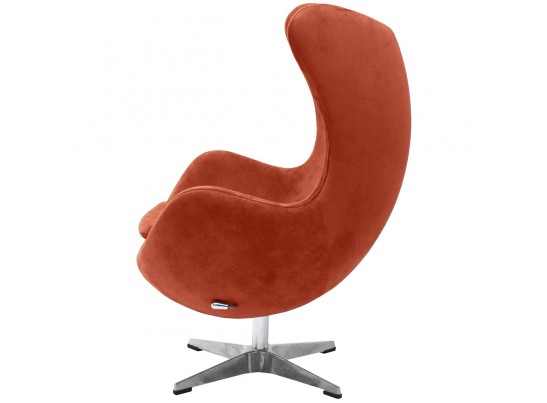 Кресло EGG CHAIR терракотовый, искусственная замша в Ростове-на-Дону Кресло EGG CHAIR терракотовый, искусственная замша в Ростове-на-Дону