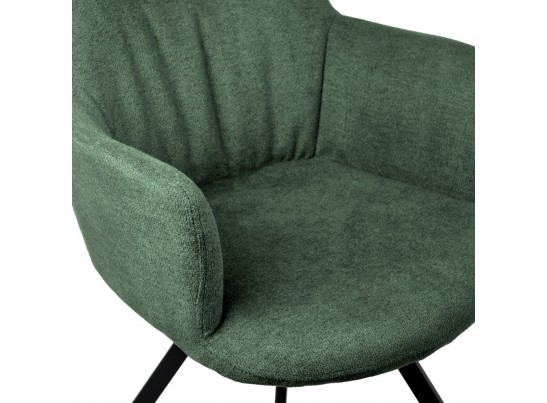 Стул Grant зелёный шенил на поворотном механизме в Ростове-на-Дону