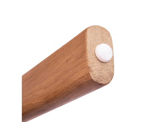 Стул Rich рогожка бежево-голубая с ножками цвета орех в Ростове-на-Дону