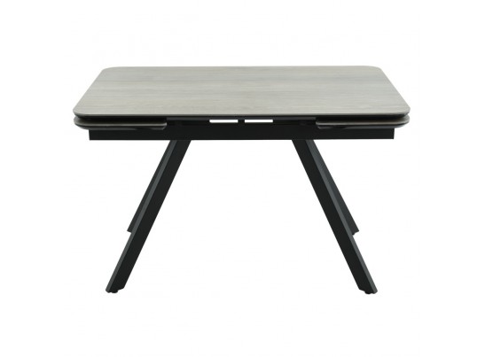 Стол Arthur раскладной 120-184x80x75см, керамогранит Dukale Henna, чёрный в Ростове-на-Дону