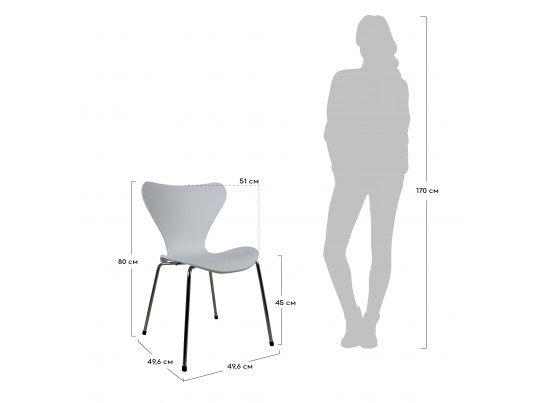 Стул Seven белый в Ростове-на-Дону