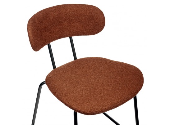 Стул полубарный Ant букле терракотовый в Ростове-на-Дону