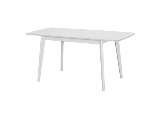 Стол Oslo раскладной 120-160x80x76см, Сосна Рандерс структурное, белый в Ростове-на-Дону