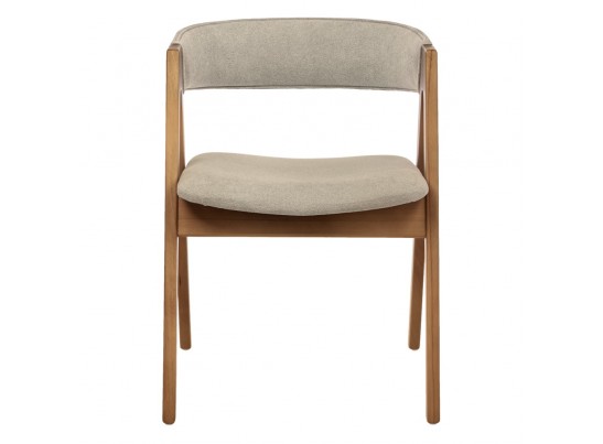 Стул Alan латте букле с ножками цвета орех в Ростове-на-Дону