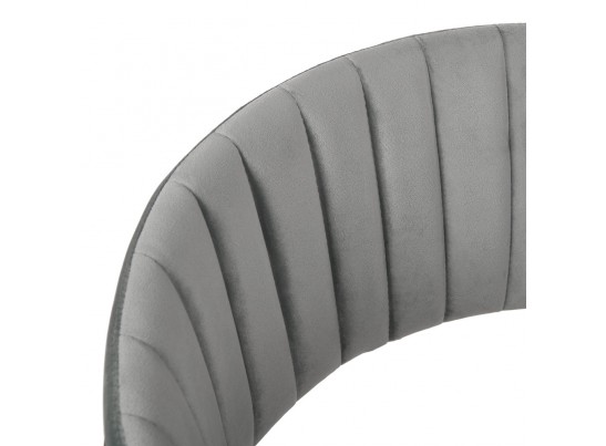 Стул полубарный Turin серый с золотыми ножками в Ростове-на-Дону