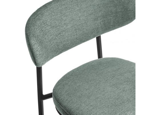 Стул Lucas 2 шалфей шенилл с чёрными ножками в Ростове-на-Дону