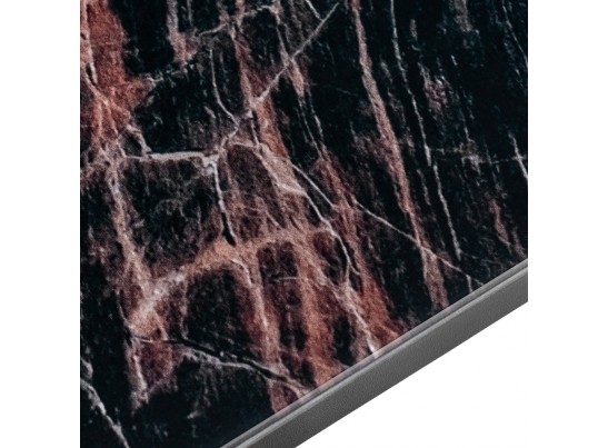 Стол Areal раскладной 140-180х80х75 чёрный мрамор с чёрными ножками в Ростове-на-Дону