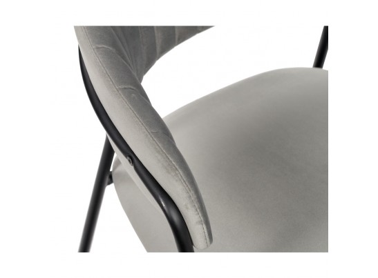 Стул Turin серый с чёрными ножками в Ростове-на-Дону