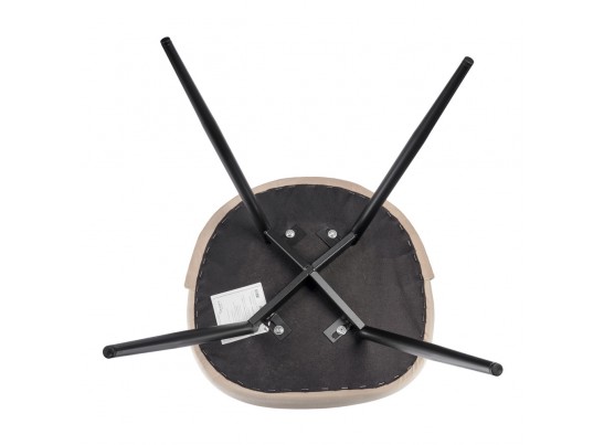 Стул Vivian латте с черными ножками в Ростове-на-Дону