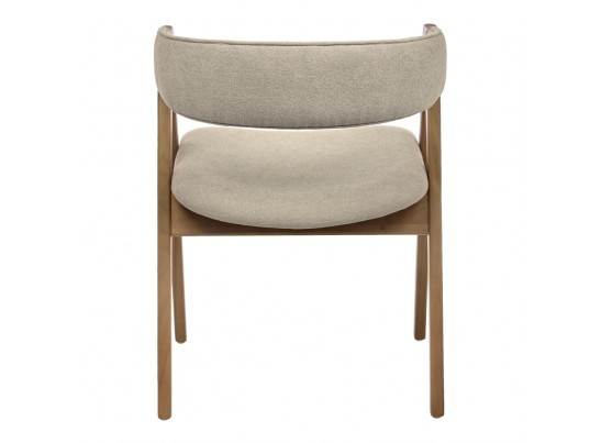 Стул Alan латте букле с ножками цвета орех в Ростове-на-Дону