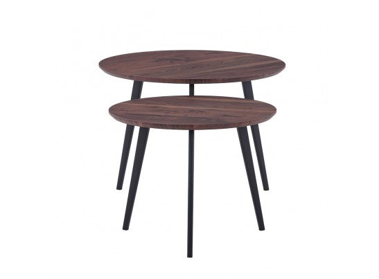 Набор кофейных столиков Duo итальянский орех, 2шт в Ростове-на-Дону