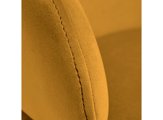 Стул-полукресло Emil медовый с золотыми ножками в Ростове-на-Дону