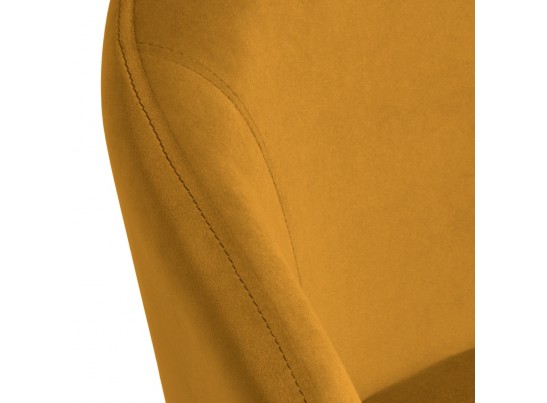 Стул-полукресло Emil медовый с золотыми ножками в Ростове-на-Дону