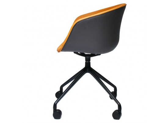 Кресло HAY CHAIR тёмно-серый, оранжевый в Ростове-на-Дону