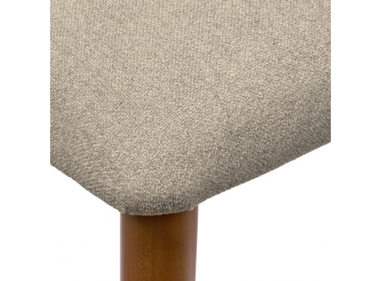 Стул Lucas 3 латте букле с ножками цвета орех в Ростове-на-Дону