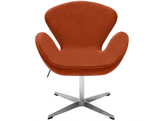 Кресло SWAN CHAIR терракотовый, искусственная замша в Ростове-на-Дону