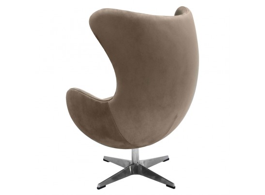 Кресло EGG CHAIR латте, искусственная замша в Ростове-на-Дону
