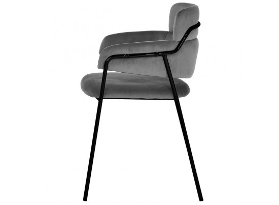 Стул Napoli серый с черными ножками в Ростове-на-Дону