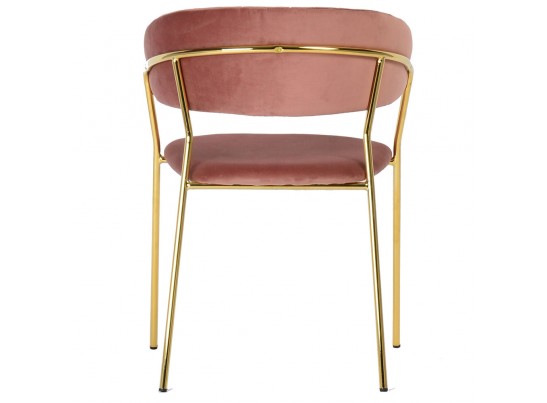 Комплект из 2-х стульев Turin пудровый с золотыми ножками в Ростове-на-Дону