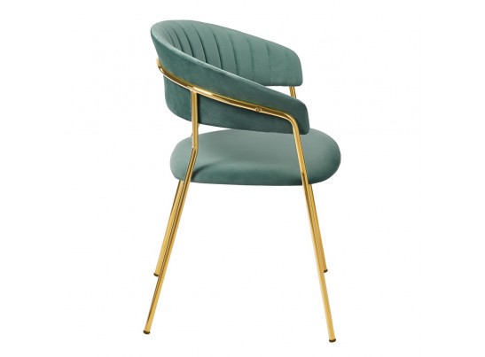 Комплект из 2-х стульев Turin мятный с золотыми ножками в Ростове-на-Дону