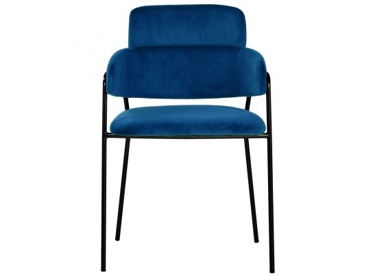Стул Napoli синий с черными ножками в Ростове-на-Дону