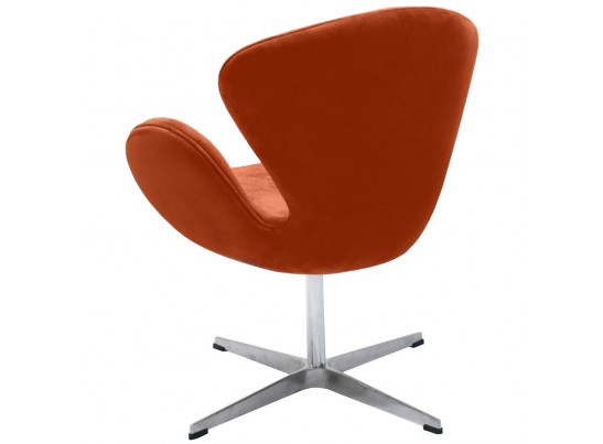 Кресло SWAN CHAIR терракотовый, искусственная замша в Ростове-на-Дону