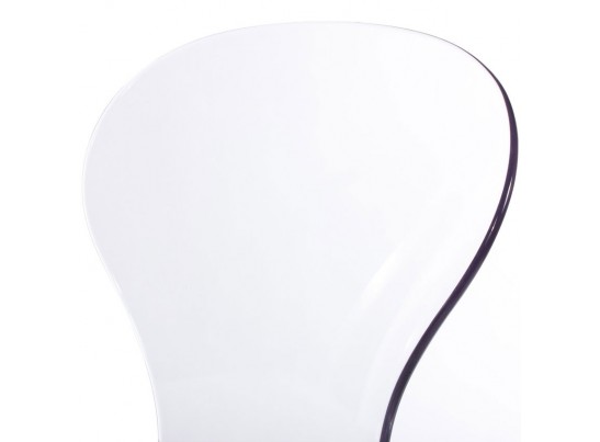 Стул Babel белый с прозрачными ножками в Ростове-на-Дону