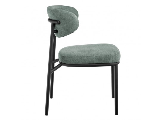 Стул Lucas 2 шалфей шенилл с чёрными ножками в Ростове-на-Дону