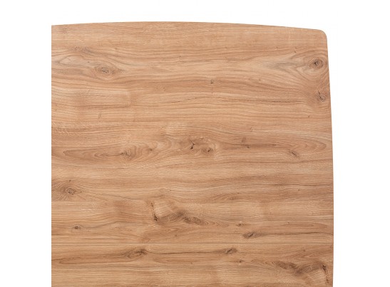 Стол Oslo раскладной 100-130x70x75см, Дуб Навара, белый в Ростове-на-Дону