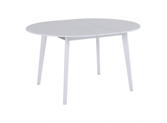 Стол Marcel круглый раскладной 110-140x110x76см, белый, белый в Ростове-на-Дону
