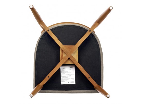 Стул Lucas 3 латте букле с ножками цвета орех в Ростове-на-Дону