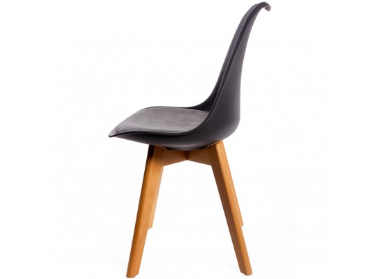 Комплект из 4-х стульев Eames Bon чёрный в Ростове-на-Дону