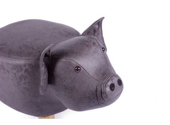 Пуф Поросенок серовато-пурпурно-синий в Ростове-на-Дону