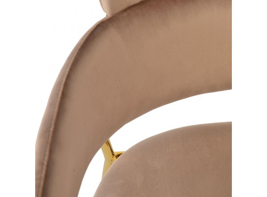 Стул Napoli латте с золотыми ножками в Ростове-на-Дону