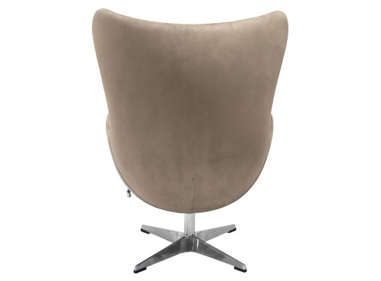 Кресло EGG CHAIR латте, искусственная замша в Ростове-на-Дону
