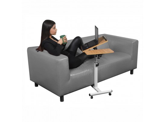 Стол многофункциональный Palma 60x40x62-96см, светлое дерево, белый в Ростове-на-Дону