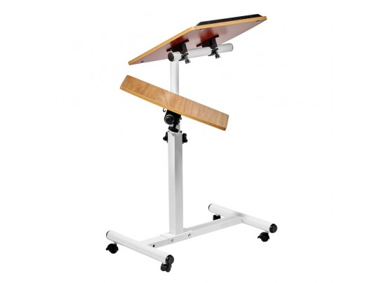 Стол многофункциональный Palma 60x40x62-96см, светлое дерево, белый в Ростове-на-Дону