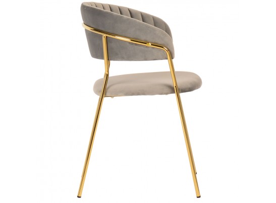 Стул Turin латте с золотыми ножками в Ростове-на-Дону