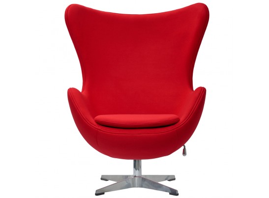 Кресло EGG CHAIR красный кашемир в Ростове-на-Дону