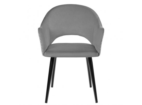 Стул Bruno серый с жаккардом в Ростове-на-Дону