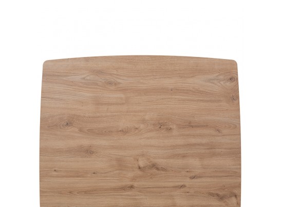 Стол Oslo раскладной 120-160x80x75см, Дуб Навара, чёрный в Ростове-на-Дону