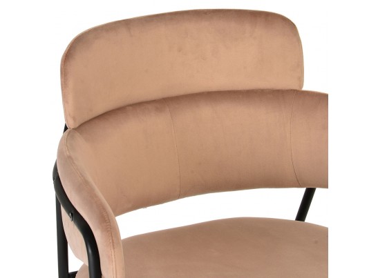 Стул Napoli латте с черными ножками в Ростове-на-Дону