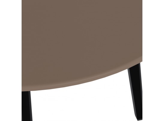 Стол Marcel круглый раскладной 110-140x110x76см, Кофе, чёрный в Ростове-на-Дону