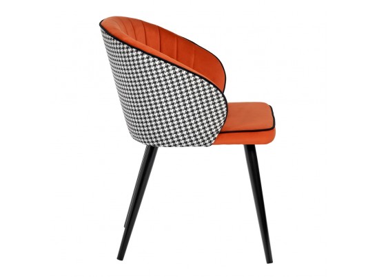 Стул Paola оранжевый с жаккардом в Ростове-на-Дону