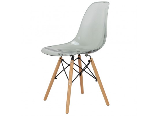 Комплект из 4-х стульев Eames прозрачный серый в Ростове-на-Дону