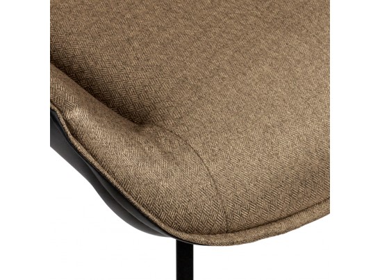 Стул Soft светло-коричневый с чёрным, рогожка в Ростове-на-Дону