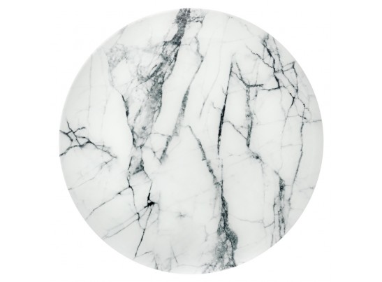 Набор кофейных столиков Tango белый мрамор с белыми ножками в Ростове-на-Дону