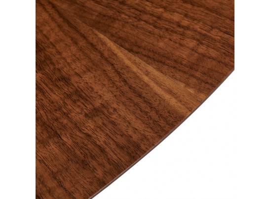 Стол Liverpool диам.110см, шпон орех лучевой набор, с золотистыми ножками в Ростове-на-Дону